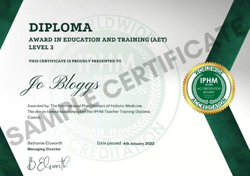 Example Certificate